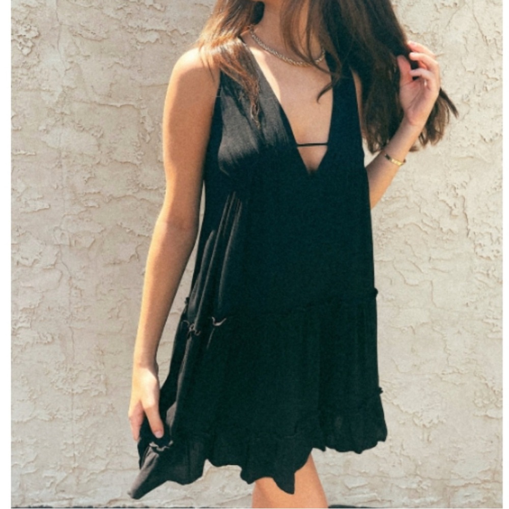 Deep V Mini Dress/Tunic